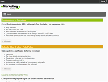 Tablet Screenshot of emarketingpro.com.ar